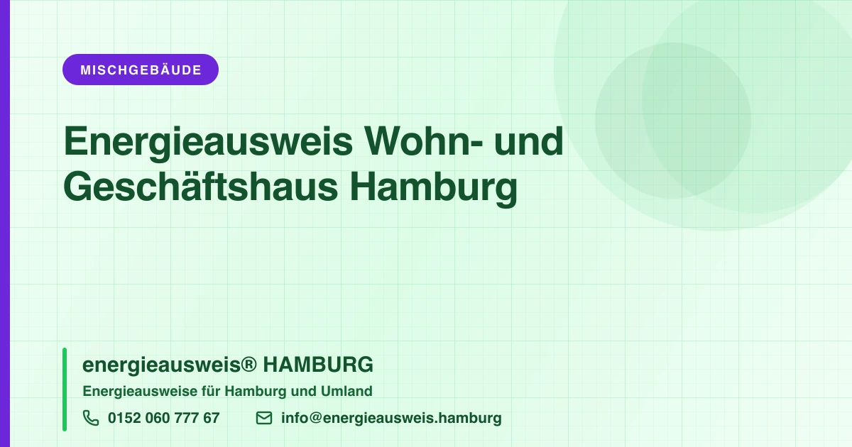 Energieausweis Wohn- und Geschäftshaus Hamburg, energieausweis® HAMBURG